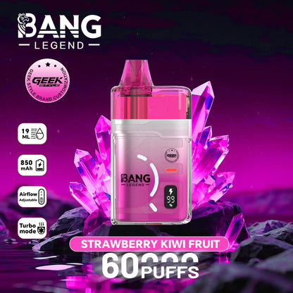 Bang Legend Geek 60000 60K Puffs Airflow Adjustable & Turbo Mode Disposable Vape