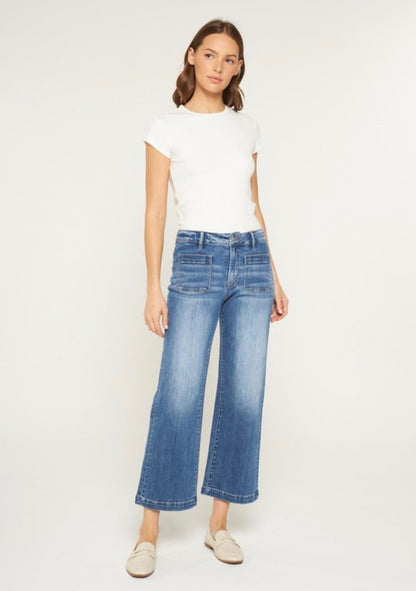 MICA Patch Pocket Crop Denim Jean