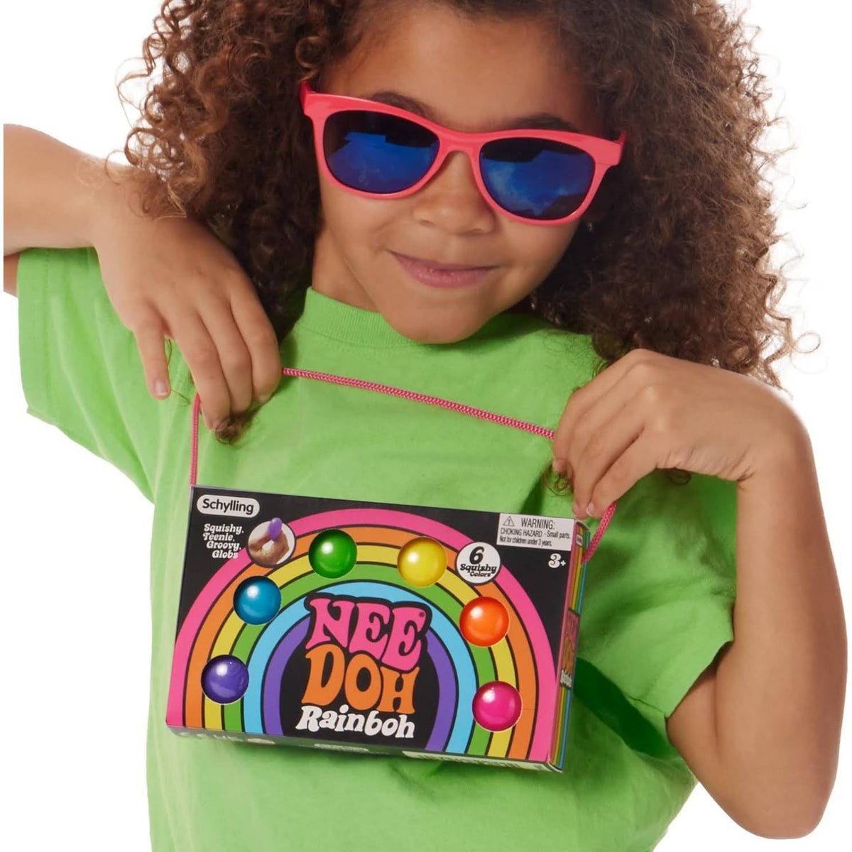 NeeDoh Rainboh Teenie – Mini Globs – 6 Pack