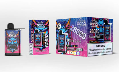 Bang 28000 28K Puffs Original Adjustable Ice level Disposable Vape Pen