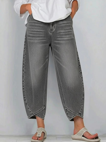 New Arrivals🔥 Women's Casual Simple Denim Cotton Pants