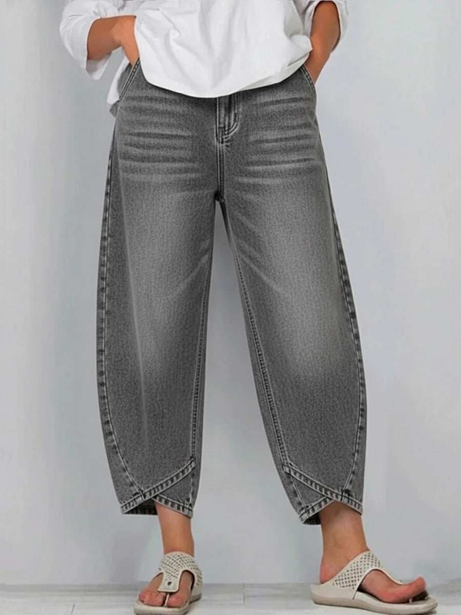 🔥 Women's Casual Simple Denim Cotton Pants
