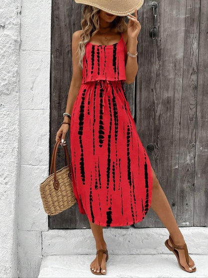 💃2026 Summer Hot Sale 70% OFF✨Women's Summer Tie-Dye Sleeveless Dress👍