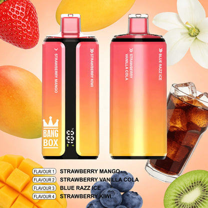 Bang Box 160000 160K Puffs 4 In 1 Flavors Original Rechargeable LED Display Disposable Vape