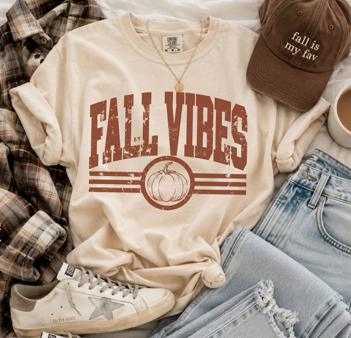 Comfort Colors Fall Vibes Tee