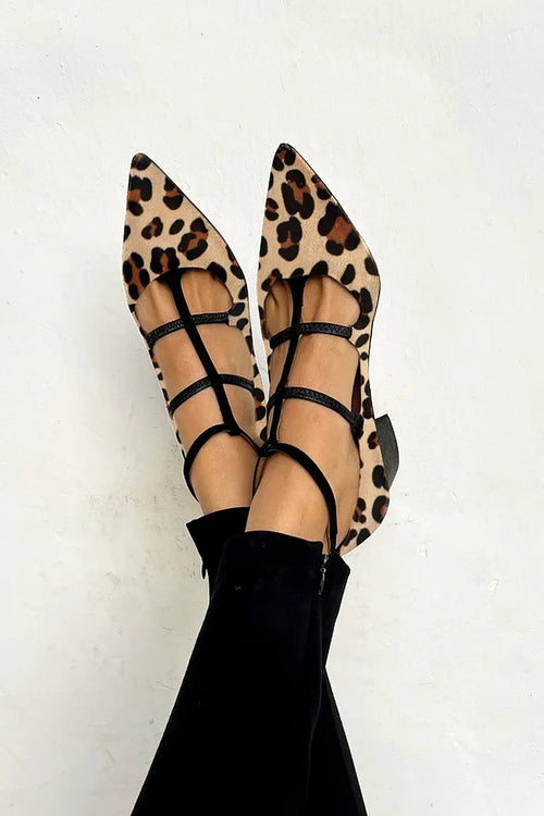 Saina - Sleek Pointed-Toe Ballerina Flats