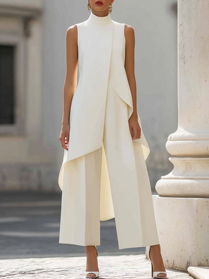 Carina - Structured Wide-Leg Trouser Set
