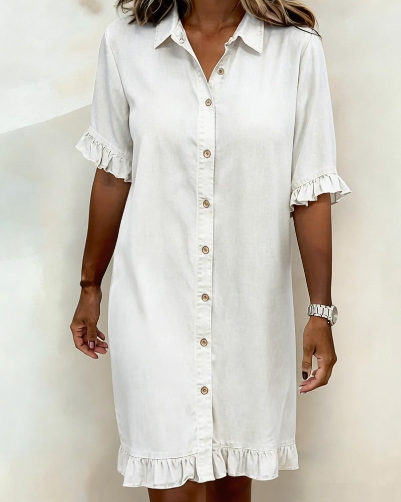 Kirella - Button Front Shirt Dress
