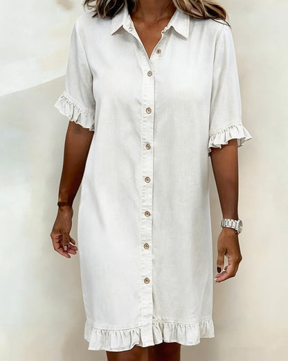 Kirella - Button Front Shirt Dress