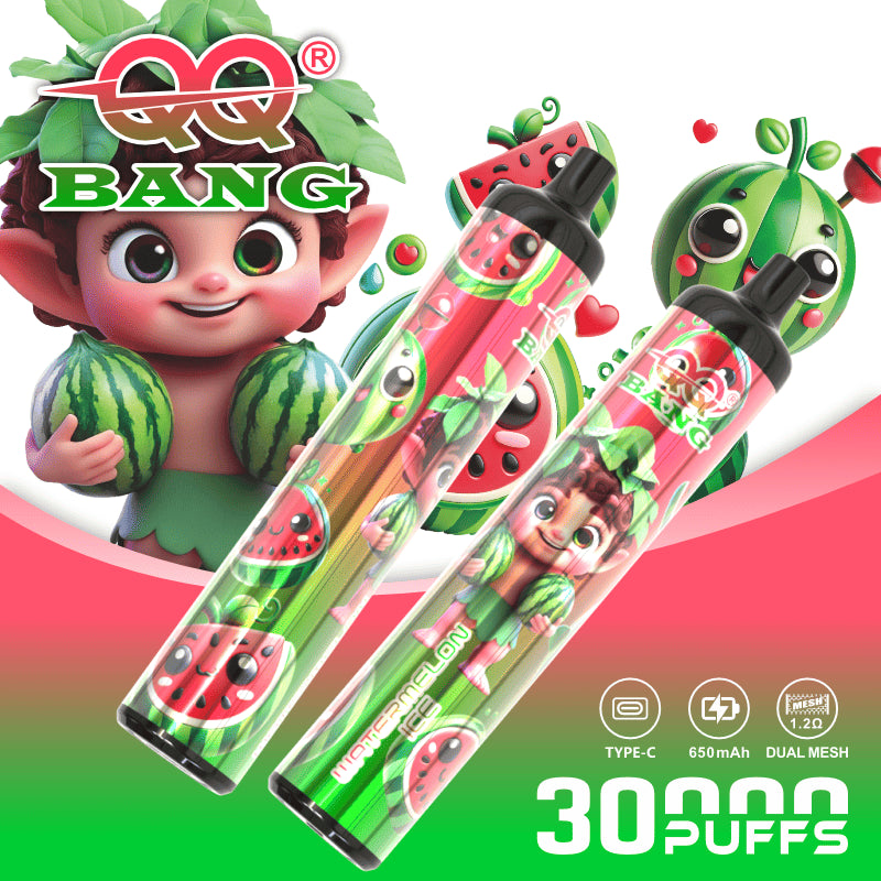 QQ Bang 30000 30K Puffs Original Disposable Vape Pen Type-C Rechargeable E-Cigarette