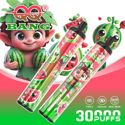 QQ Bang 30000 30K Puffs Original Disposable Vape Pen Type-C Rechargeable E-Cigarette