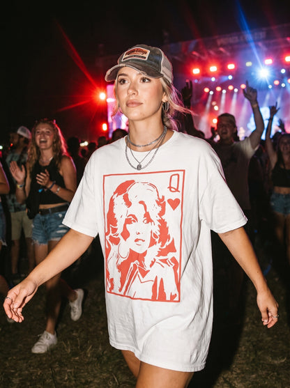 Dolly Queen Of Hearts Graphic Tee