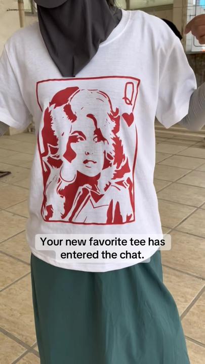 Dolly Queen Of Hearts Graphic Tee