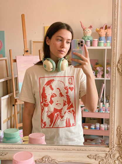 Dolly Queen Of Hearts Graphic Tee