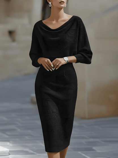 Avalon - Soft-Touch Batwing Midi Dress