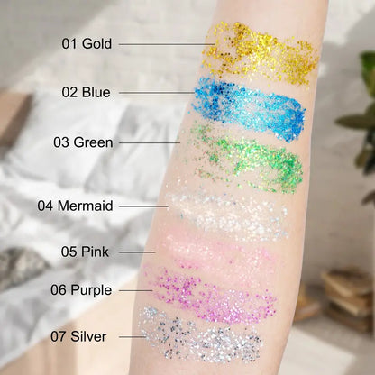✨ BUY 1 GET 1 FREE | 6PCS Glitter Stick Set – Face, Hair & Body Shimmer for Festivals & Parties