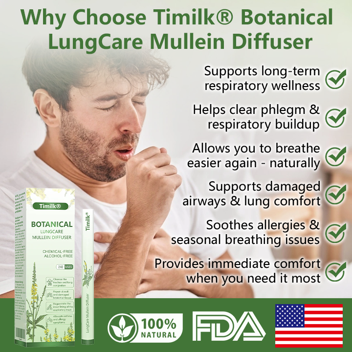 Timilk® Botanical LungCare Mullein Diffuser ✨