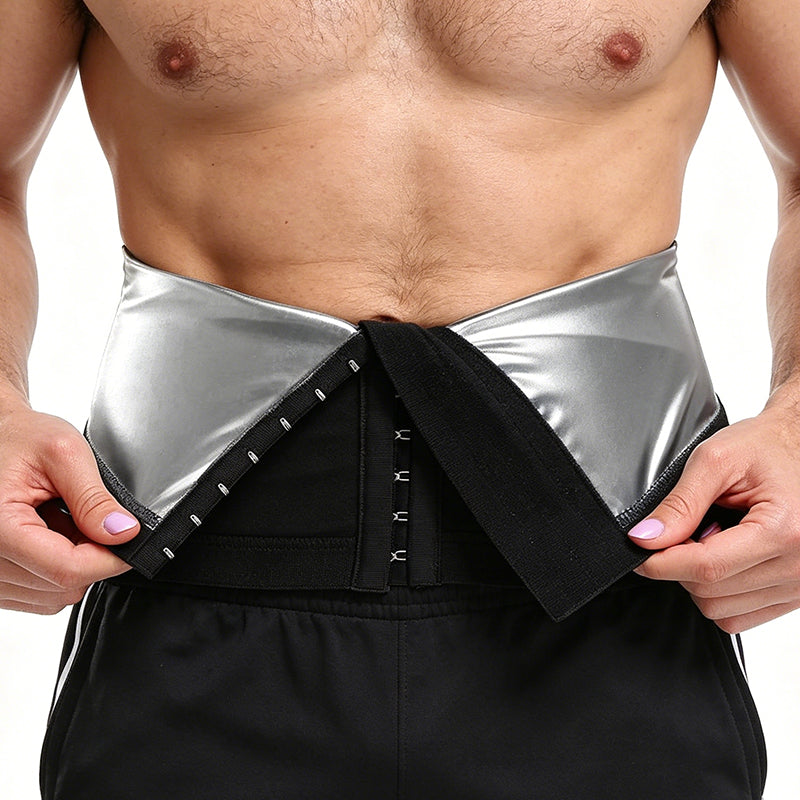 🏃‍♂️ Men's Waist Trainer Sweat Belt – Compression, Trimmer, Sauna Effect ✨