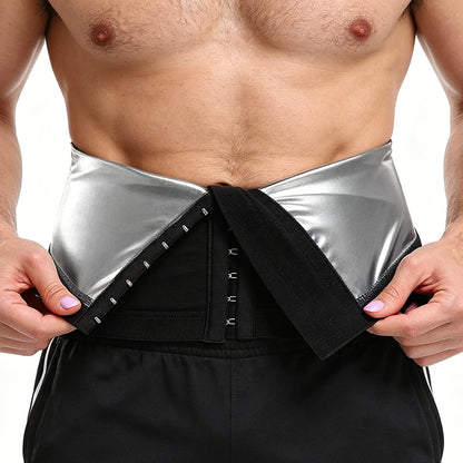 🏃‍♂️ Men's Waist Trainer Sweat Belt – Compression, Trimmer, Sauna Effect ✨