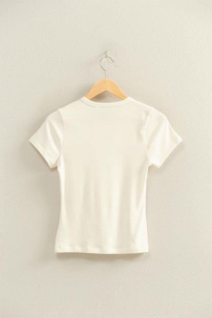 Mineral Wash Classic Tee Off White