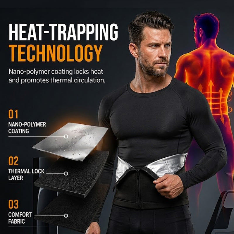 🏃‍♂️ Men's Waist Trainer Sweat Belt – Compression, Trimmer, Sauna Effect ✨
