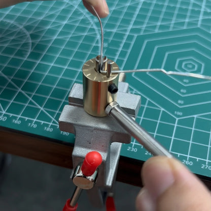 Portable Precision Wire Bender | Desk Clamp Type Metal Wire Shaping Tool for Jewelry Makers, Wire Artists & DIY Hobbyists