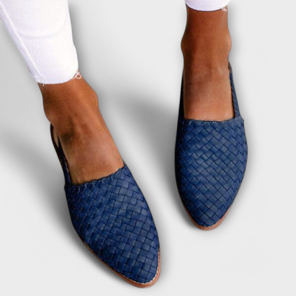 Jesselle - Woven Slingback Flats