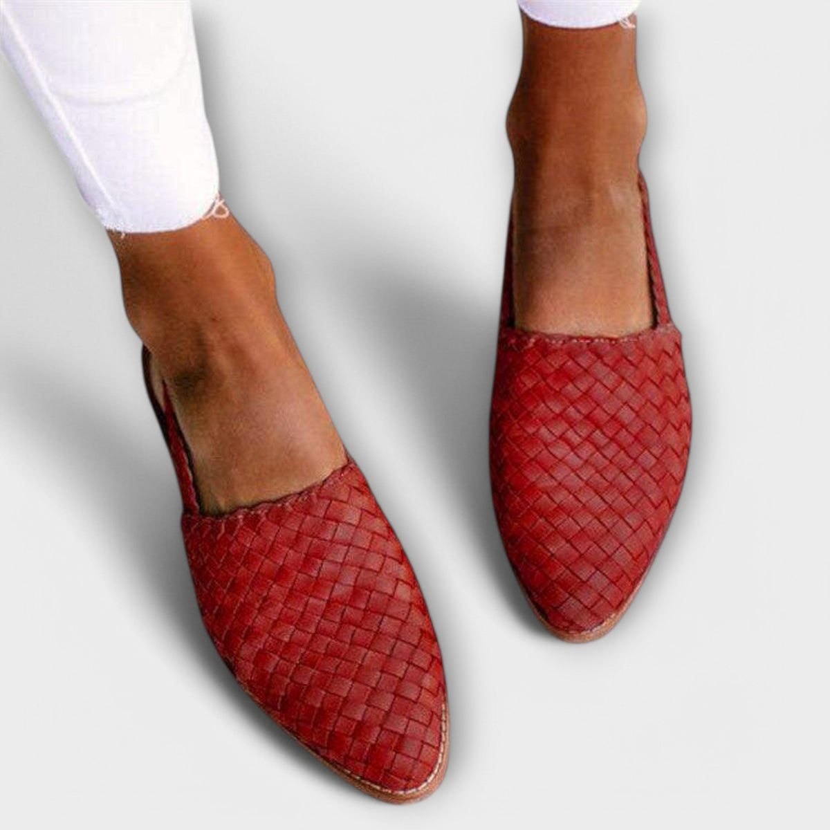 Jesselle - Woven Slingback Flats
