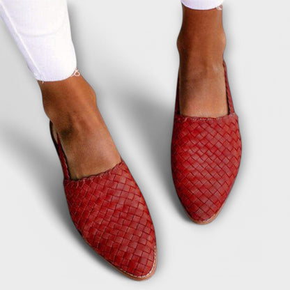 Jesselle - Woven Slingback Flats
