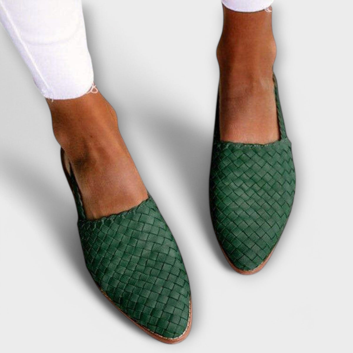Jesselle - Woven Slingback Flats