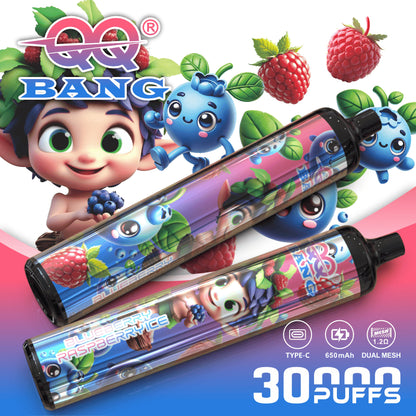 QQ Bang 30000 30K Puffs Original Disposable Vape Pen Type-C Rechargeable E-Cigarette