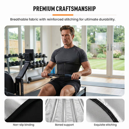 🏃‍♂️ Men's Waist Trainer Sweat Belt – Compression, Trimmer, Sauna Effect ✨