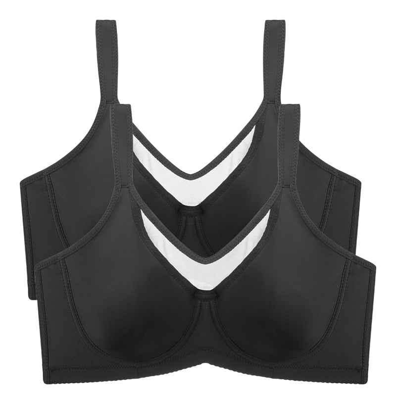 ⏳💐🖤Women's Elegant Sheer Full Coverage Non-padded Plus Size Bra