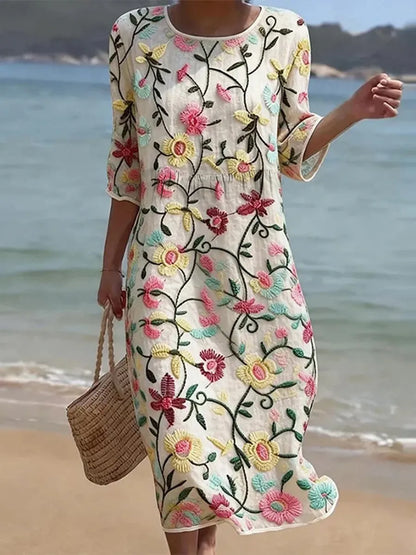 Wrenley - Airy Midi Dress