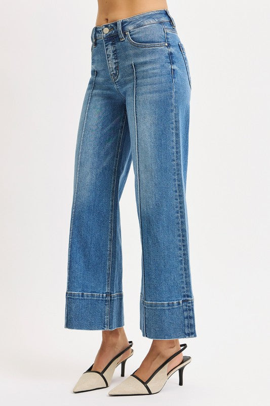 RISEN Pintuck Tummy Control Jean