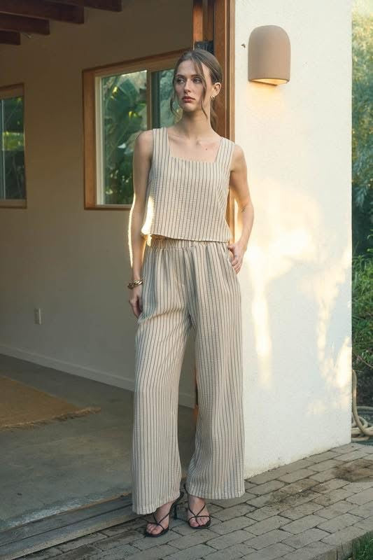 Shoreline Neutral 2PC Stripe Set