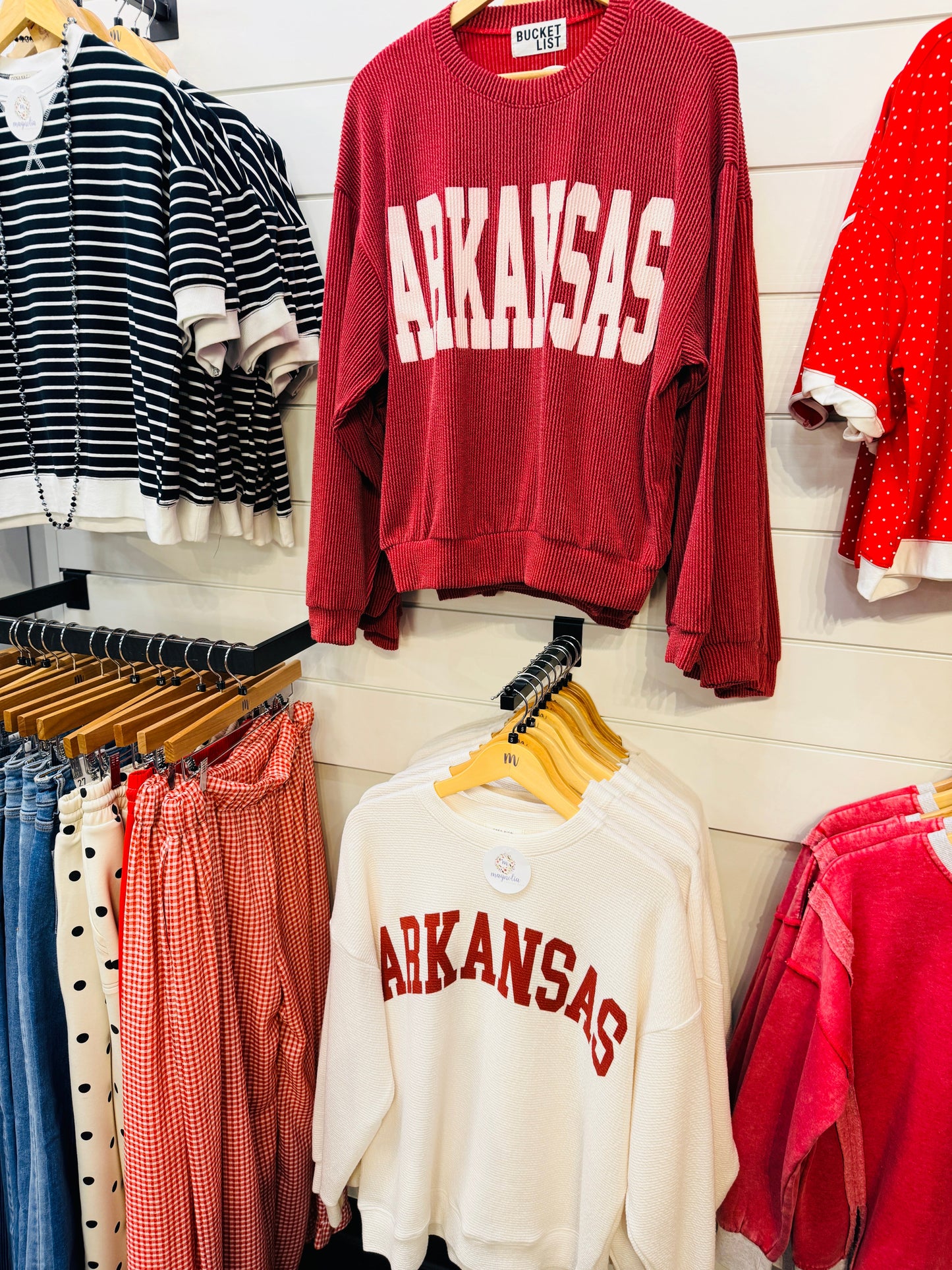 Arkansas Cream Cloud Knit Sweater Top