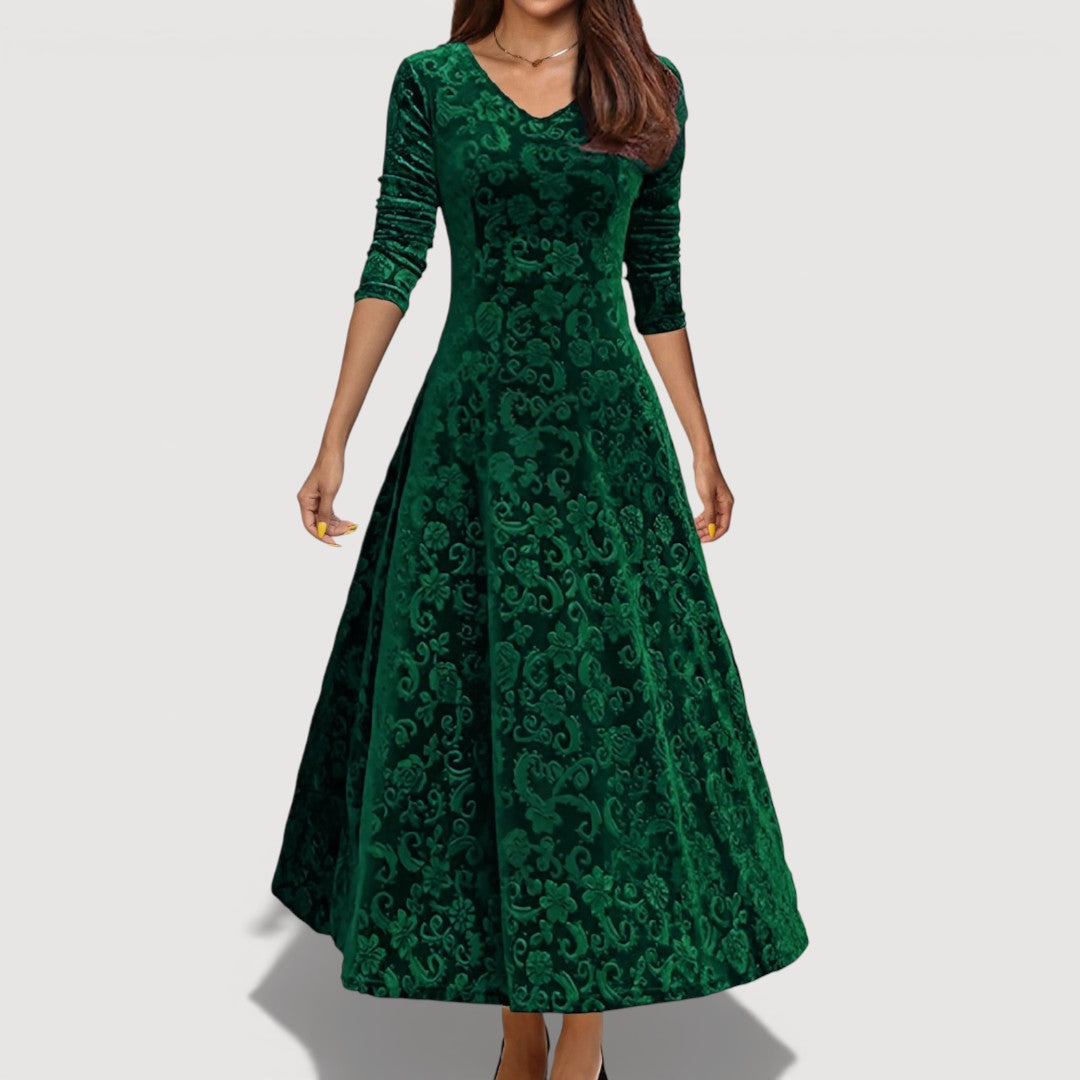 Orliya - Luxe Soft-Touch Evening Dress