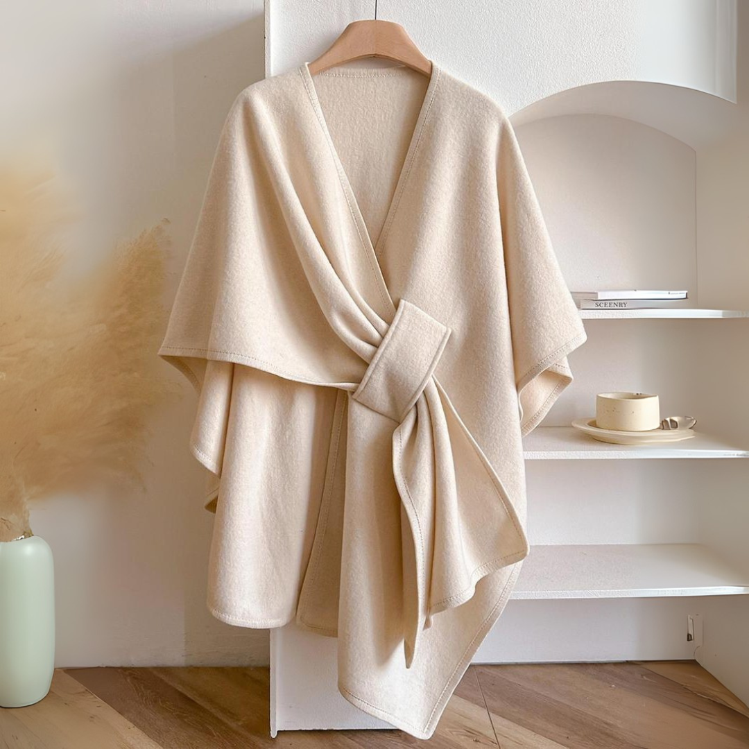 Teysia - Soft-Touch Draped Shawl