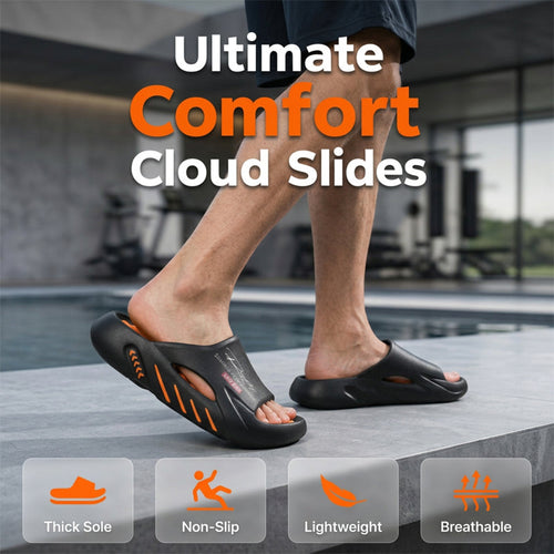 🥳SUMMER HOT SALE🥳💞50K+ SOLD!💥60% OFF! 🔥Non-Slip Thick Sole Cloud Slides for Men