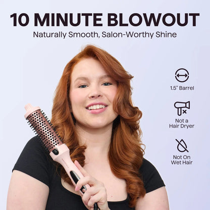 Protective Heated Comb – Gentle Curls Without Damage