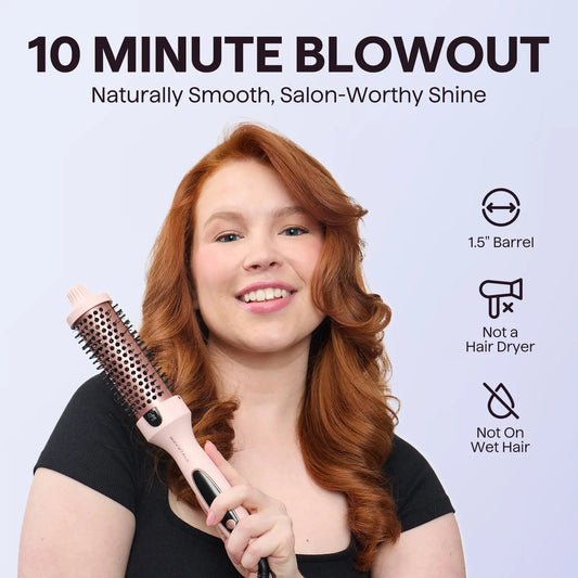 Protective Heated Comb – Gentle Curls Without Damage