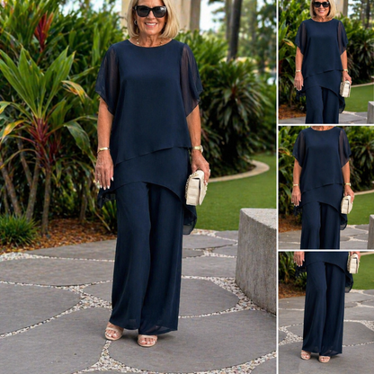 Jessenia - Layered Tunic and Trousers Set