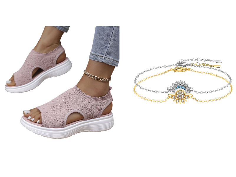 👡 50% OFF NOW! 💐 Women's Breathable Knit Platform Sandals – Air-permeable upper & cushioned sole – Lightweight, comfy – perfect for summer strolls or casual days ✨