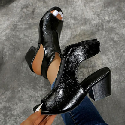 Rumi - Supportive Open-Toe Mules