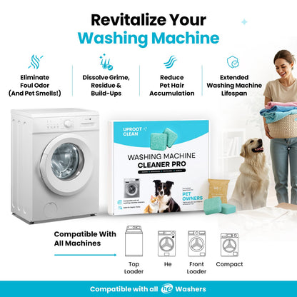 🔥 BUY 2 GET 1 FREE! 🧺 Washing Machine Cleaner ✨ Removes Odors, Residue & Buildup for a Fresher Laundry Routine