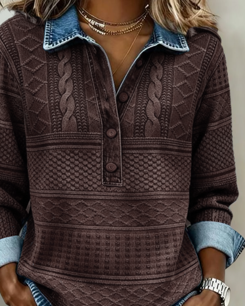 Orlissey - Textured Button-Up Shirt