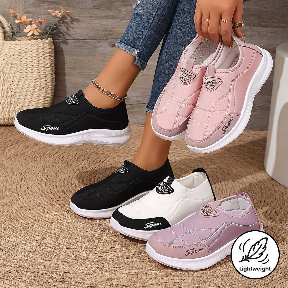 Solirae - Supportive Orthotic Walking Sneakers
