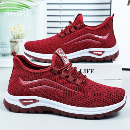 WOMEN'S Lightweight Slip-On Walking Shoes – Breathable Comfort Sneakers