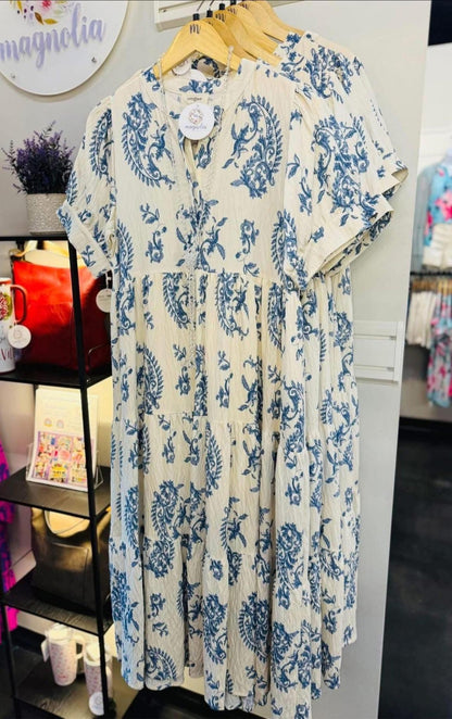 UMGEE Maxi Dress Blue Mix